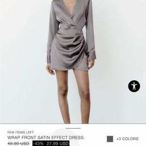 Zara grey/silver dress used once